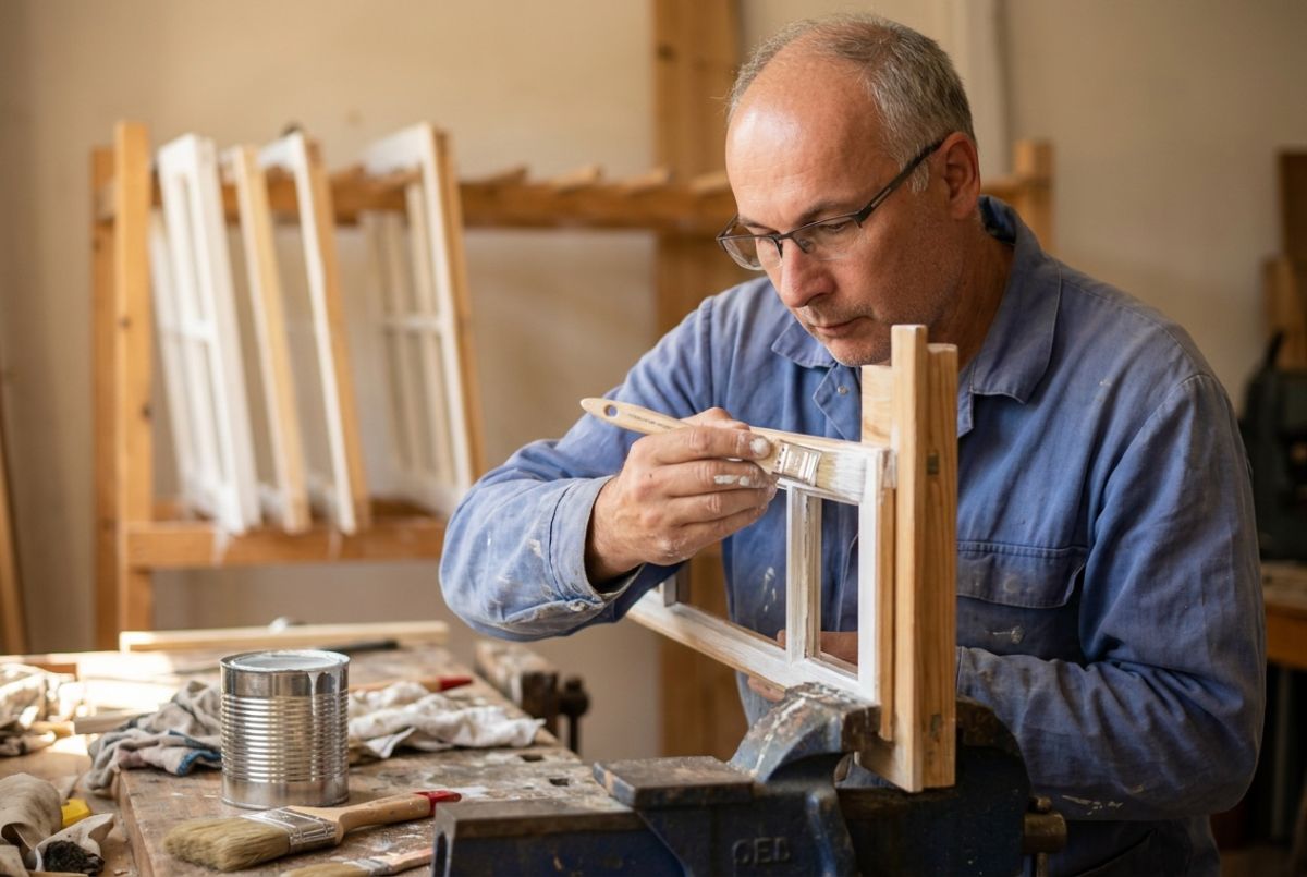 Restaurierung in präziser Detailarbeit